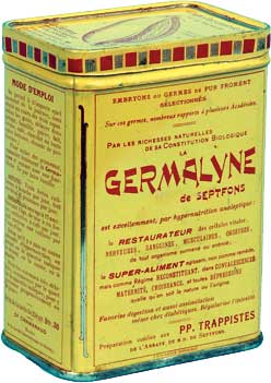 Boîte ancienne de la Germalyne années 1930